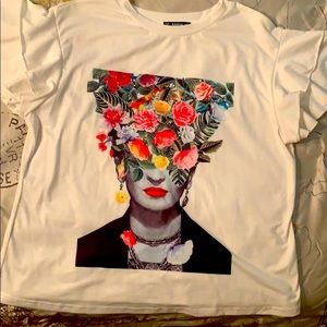 White Frida L shirt